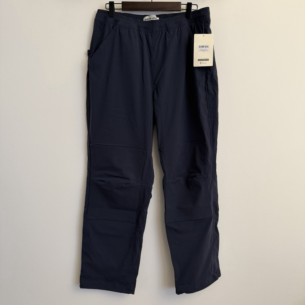 Duluth Trading Co Heirloom Gardening Pants Women's Sz M Short Blue Ripstop